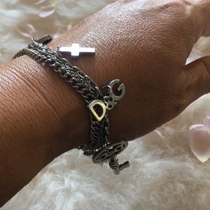 Dolce & Gabbana Silver Charm Bracelet